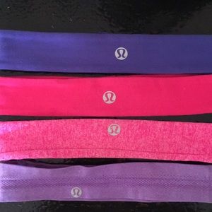 Lululemon Headbands bundle of 4